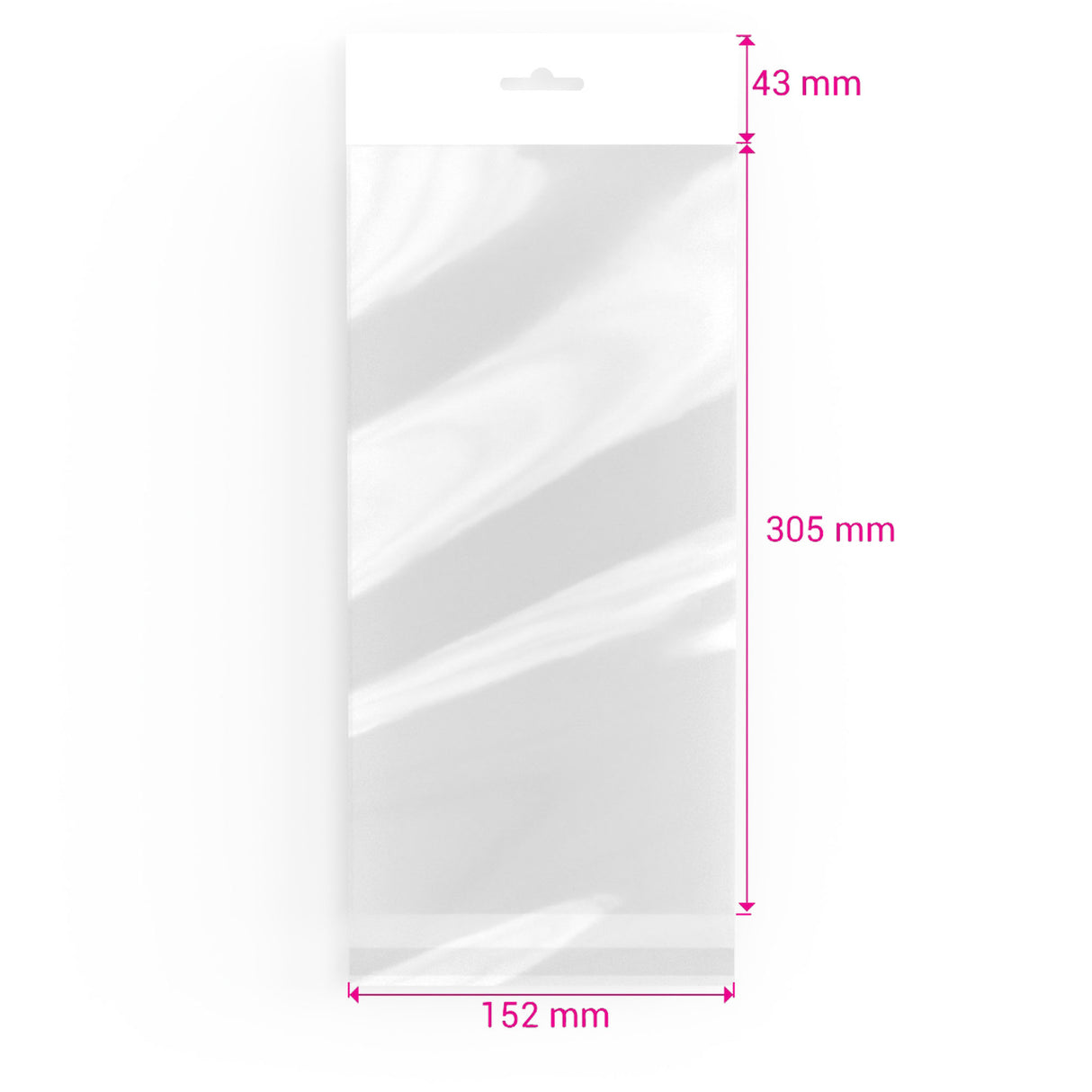 Cello Zakjes met Header OPP