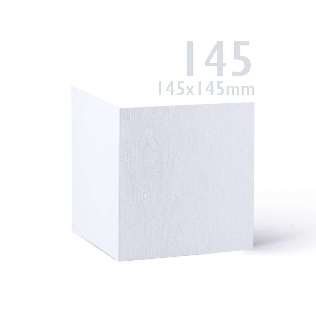 Kaarten en enveloppen met linnenstructuur – verpakking