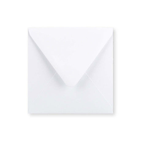 Witte envelop - Punt Flap 120x120 mm