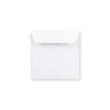 Witte Envelop - Rechte Flap 120x120 mm