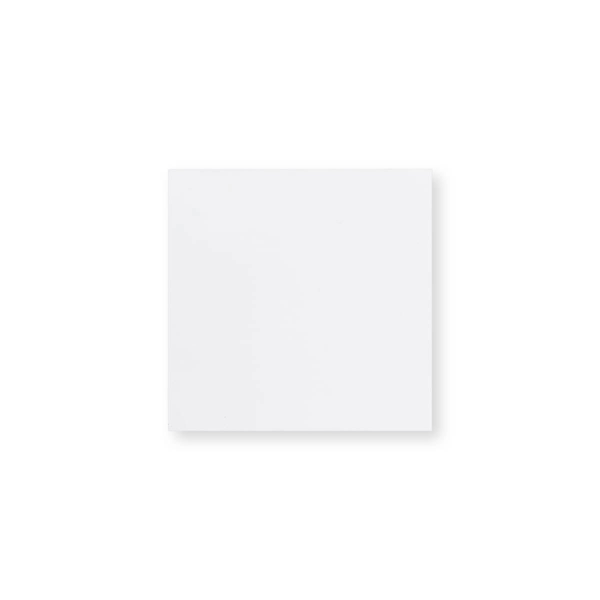 Witte Envelop - Rechte Flap 120x120 mm