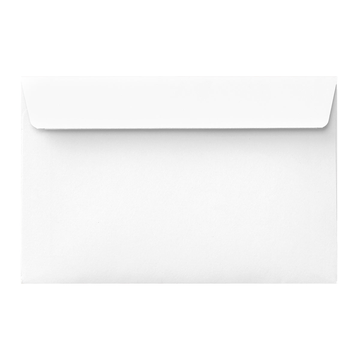 Witte Envelop - Rechte Flap 127x190 mm