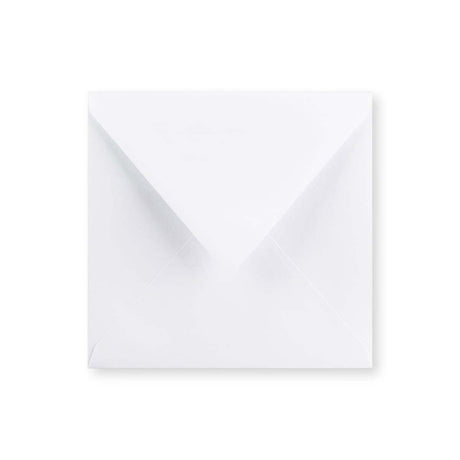 Witte envelop - Punt Flap 165x165 mm