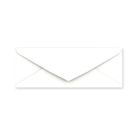 Witte envelop - Punt Flap 80x215 mm