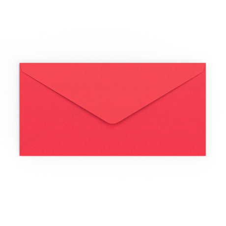 110x220 mm (DL) Helder Rood Envelop